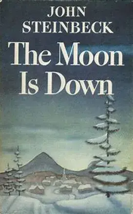 The moon is down.
